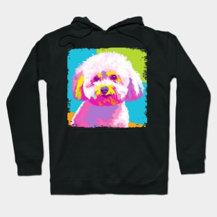 Bichon Frisé Pop Art - Dog Lover Gifts Hoodie